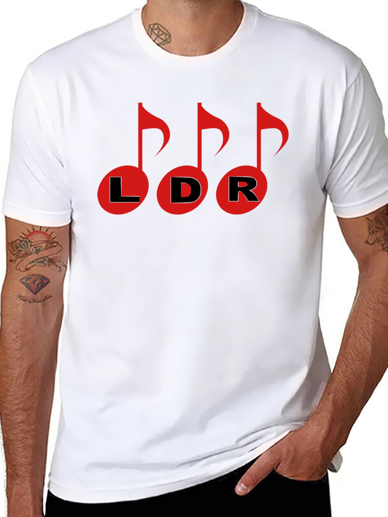 Musical Note LDR Graphic Tee