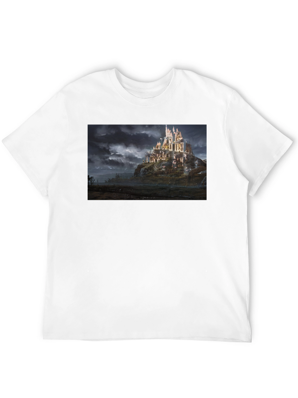Castle T-Shirt - Black Graphic Tee