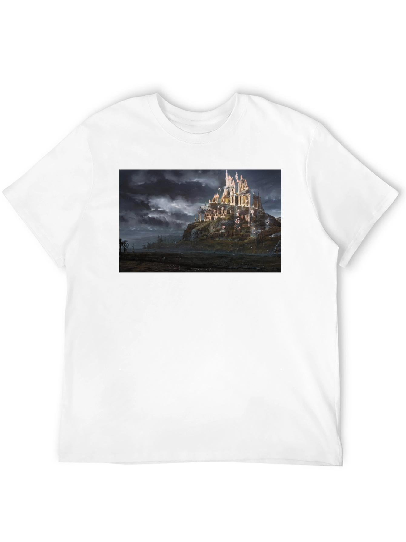Castle T-Shirt - Black Graphic Tee