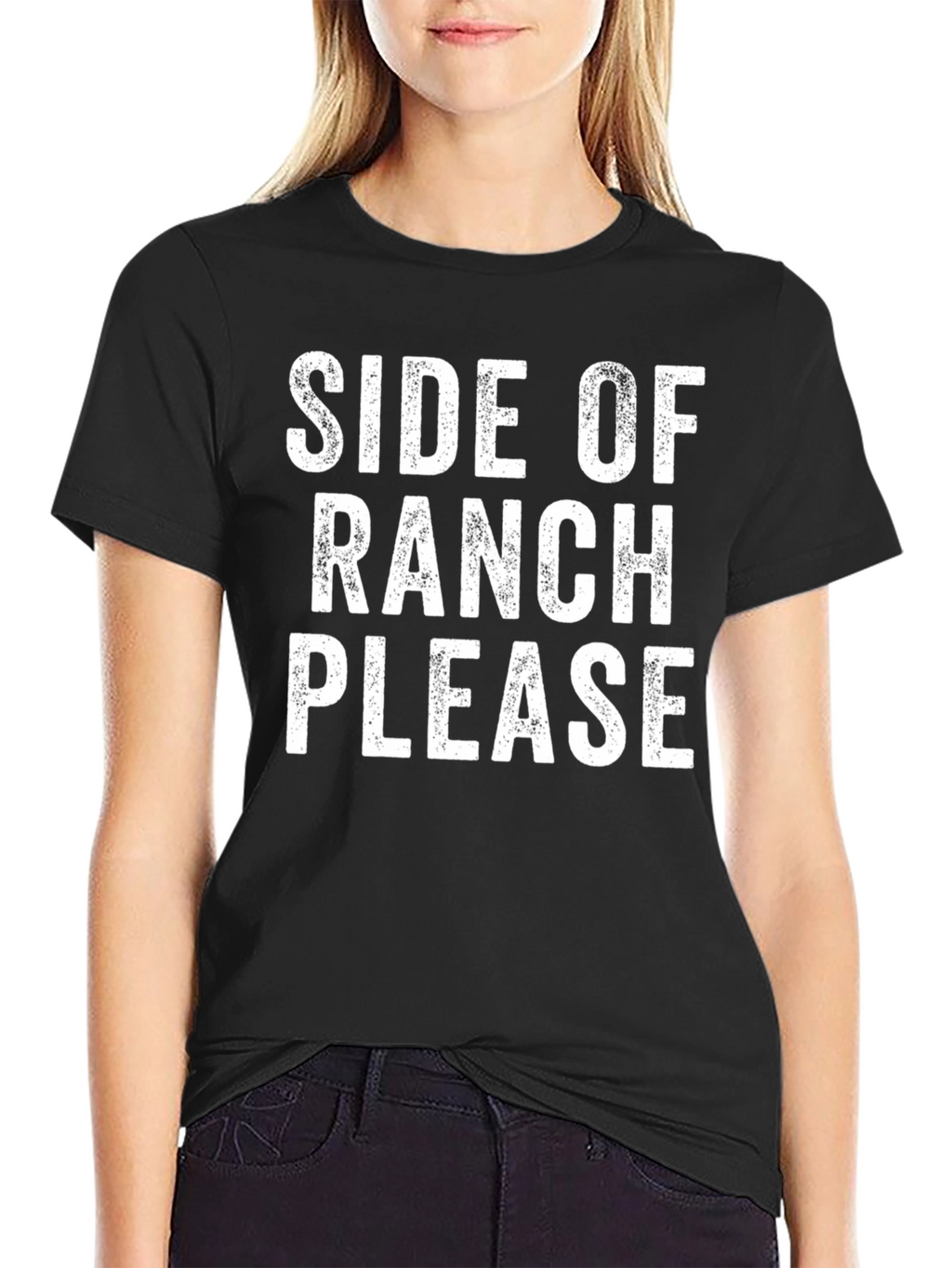 Side of Ranch Please T-Shirt - Funny Foodie Tee
