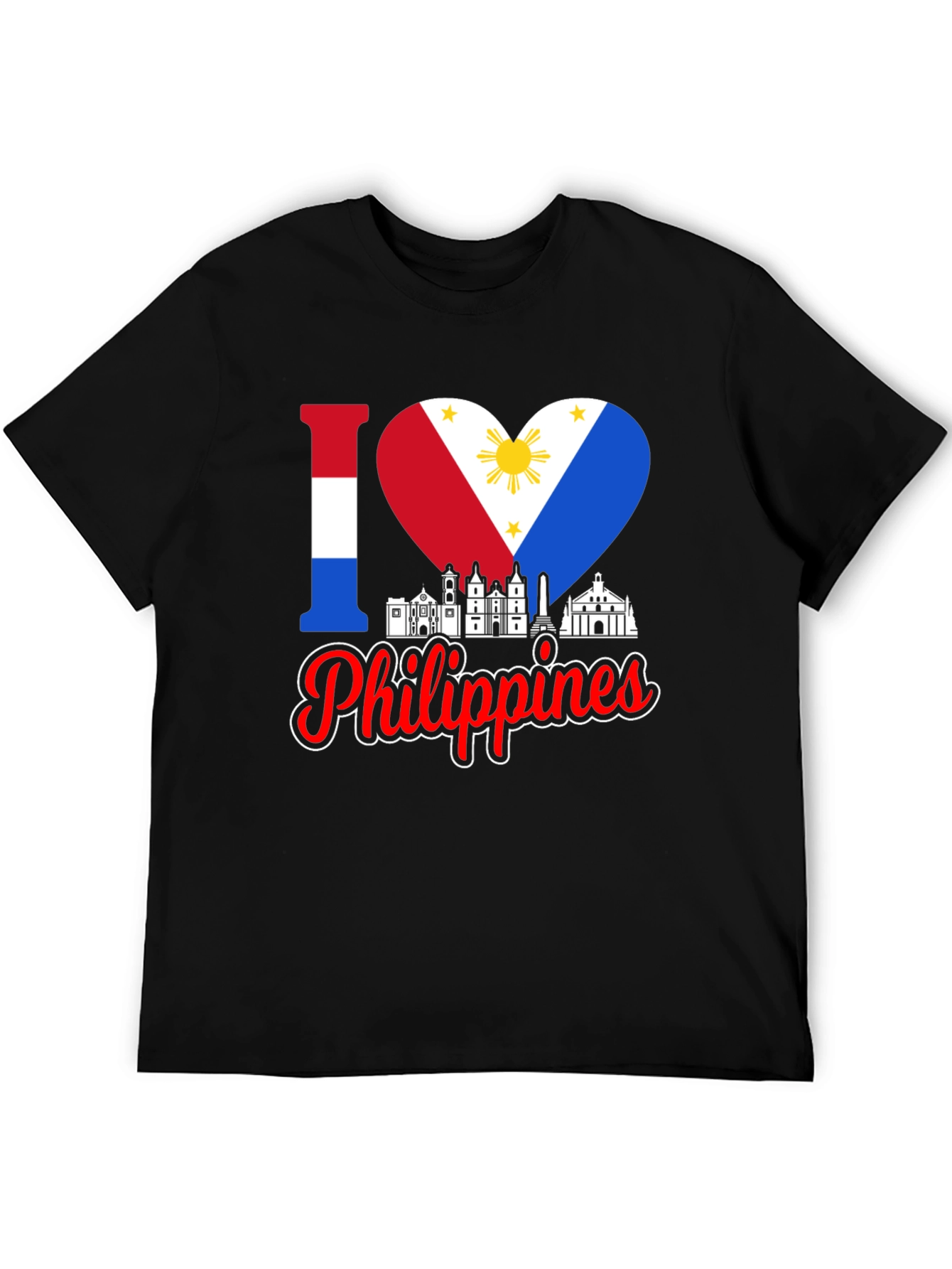I Love Philippines T-Shirt Country Pride