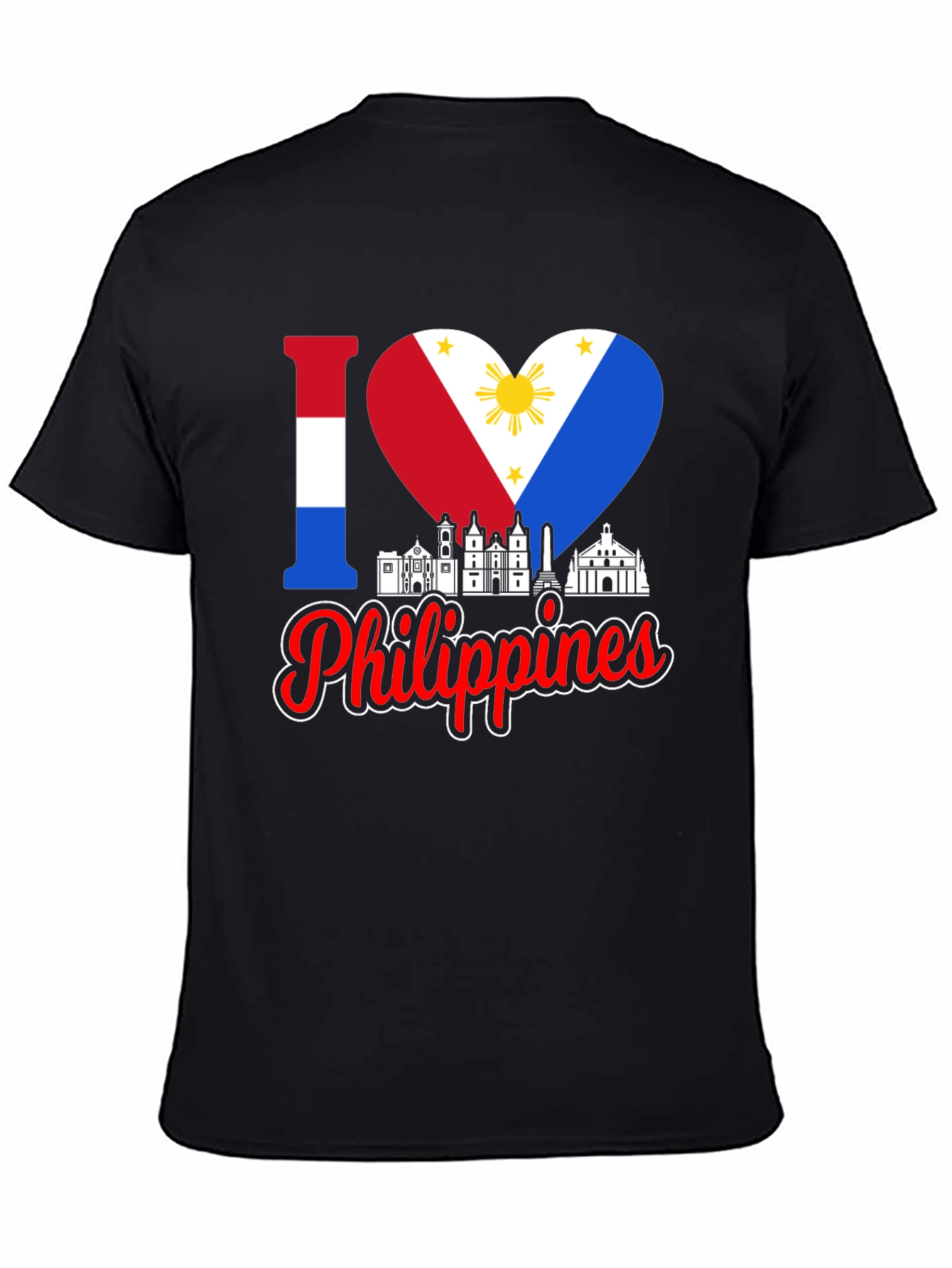 I Love Philippines T-Shirt Country Pride