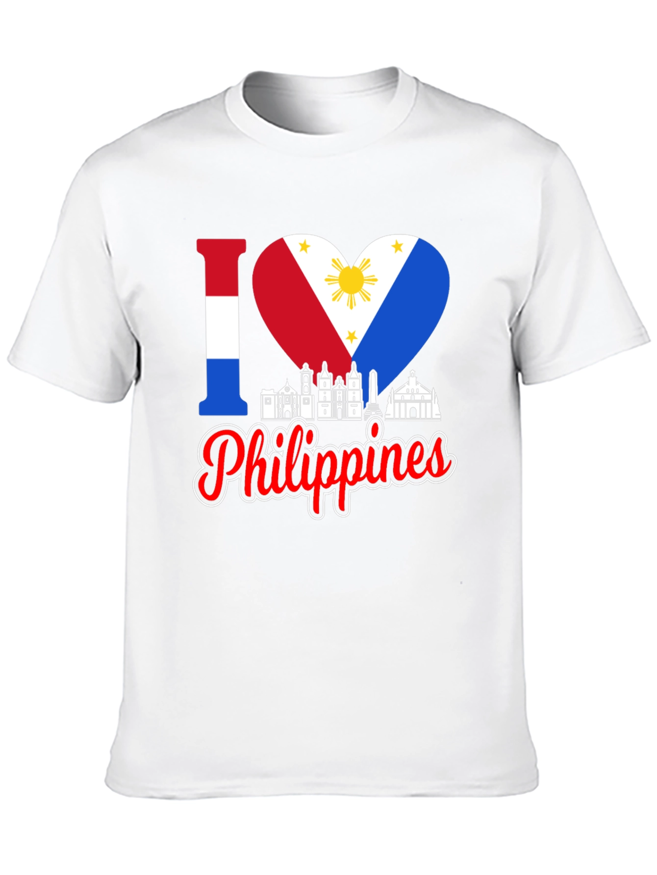 I Love Philippines T-Shirt Country Pride