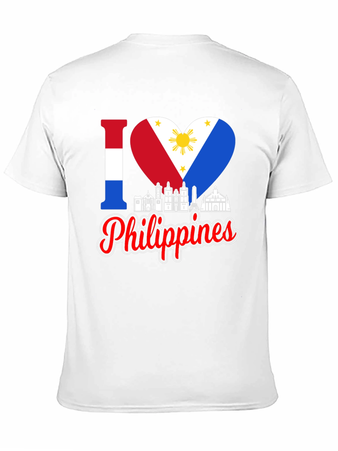 I Love Philippines T-Shirt Country Pride