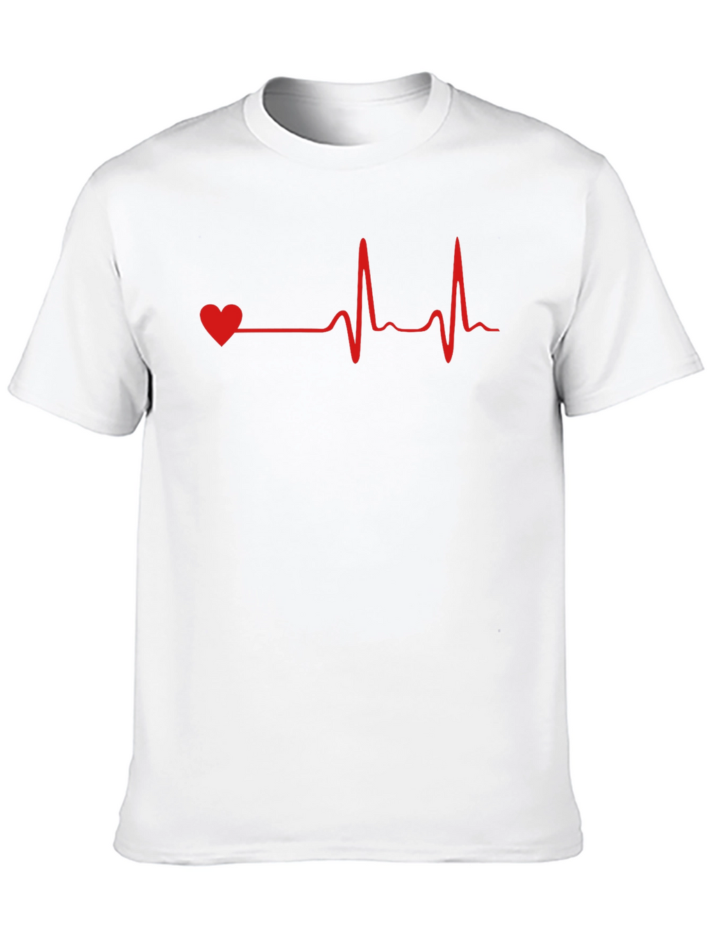 Heartbeat Graphic Tee - Mens Black T-Shirt