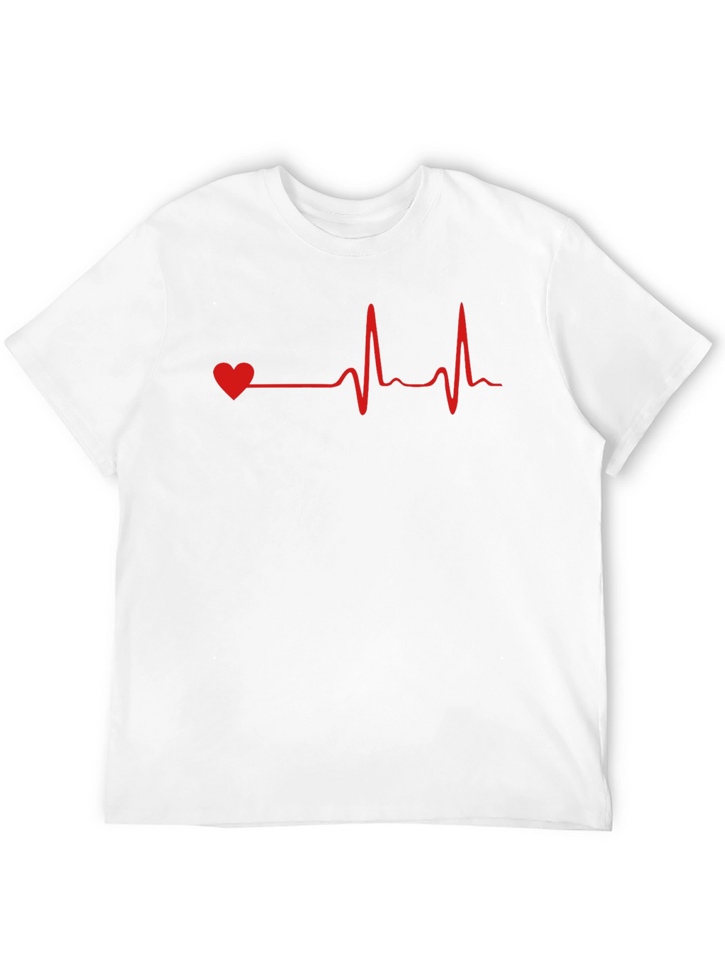 Heartbeat Graphic Tee - Mens Black T-Shirt