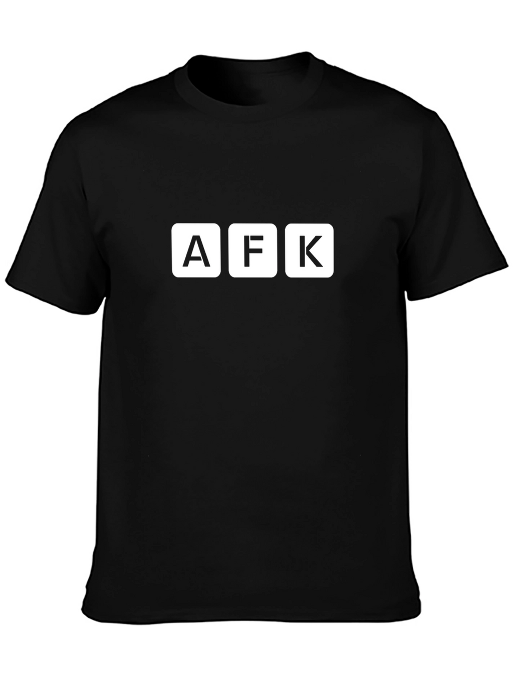 AFK Graphic Tee - Gamer Style Black T-Shirt