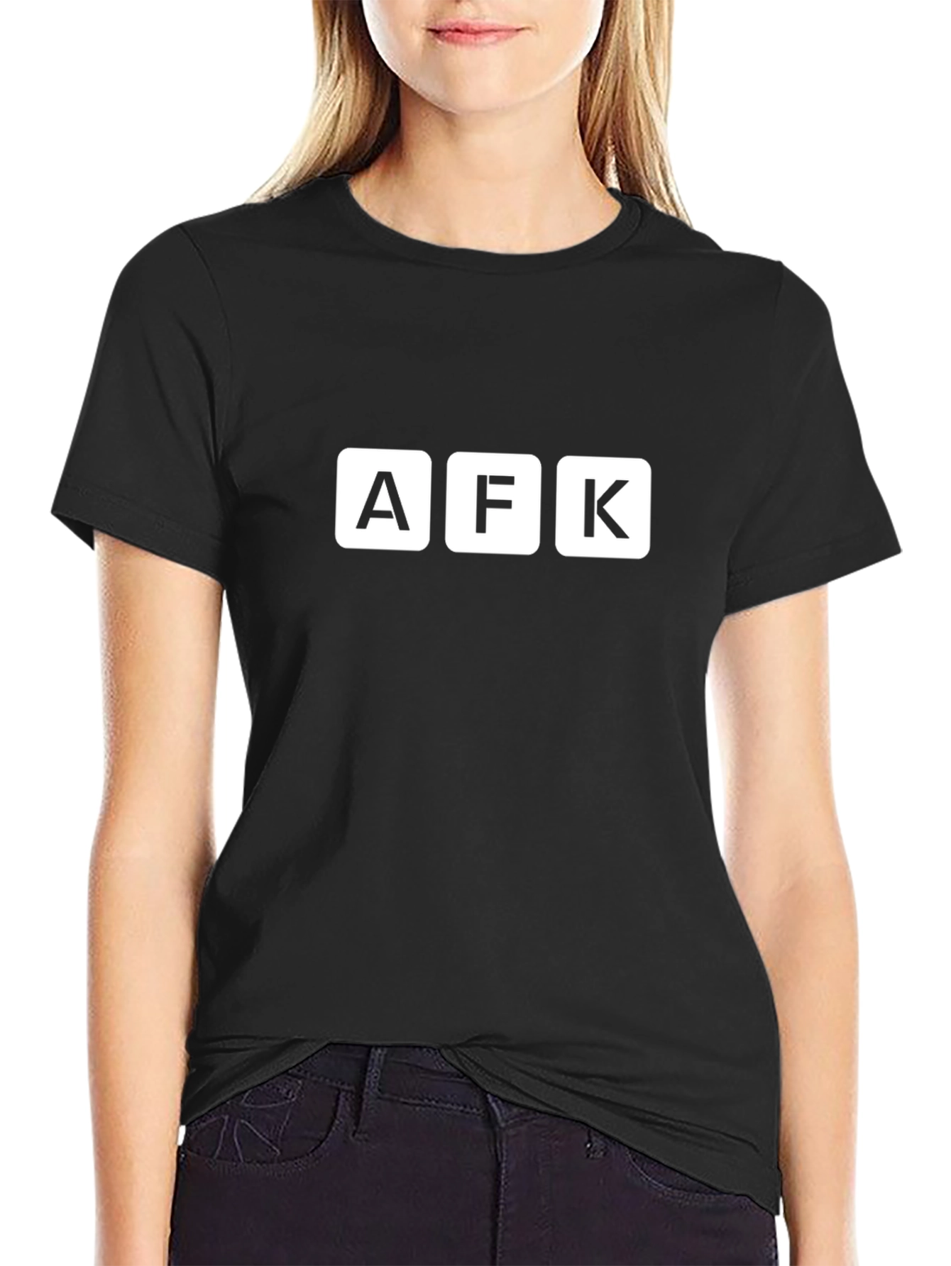 AFK Graphic Tee - Gamer Style Black T-Shirt