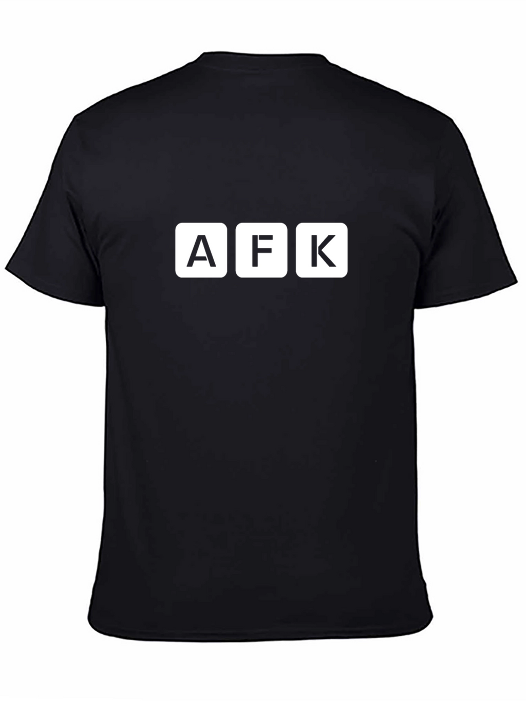 AFK Graphic Tee - Gamer Style Black T-Shirt