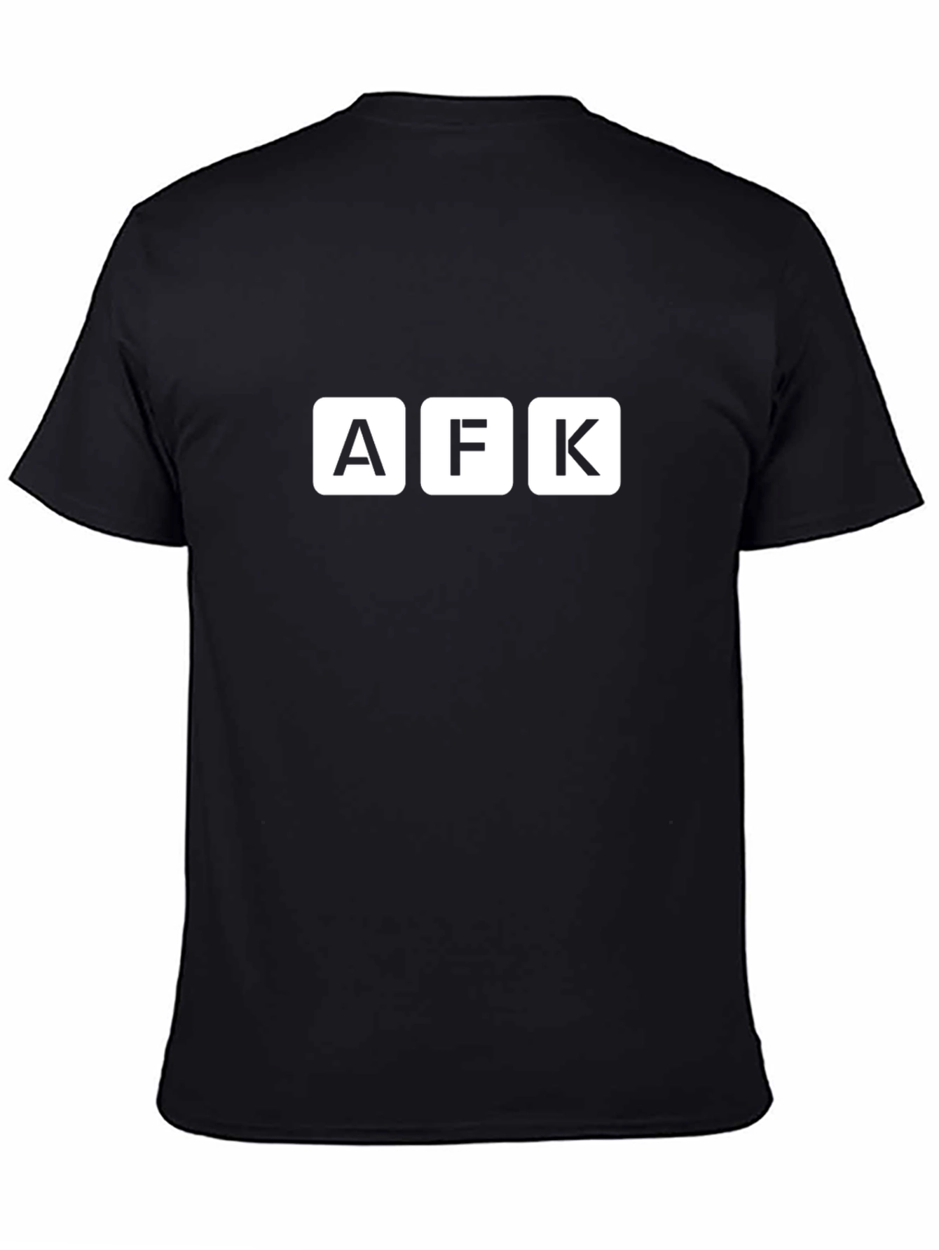 AFK Graphic Tee - Gamer Style Black T-Shirt