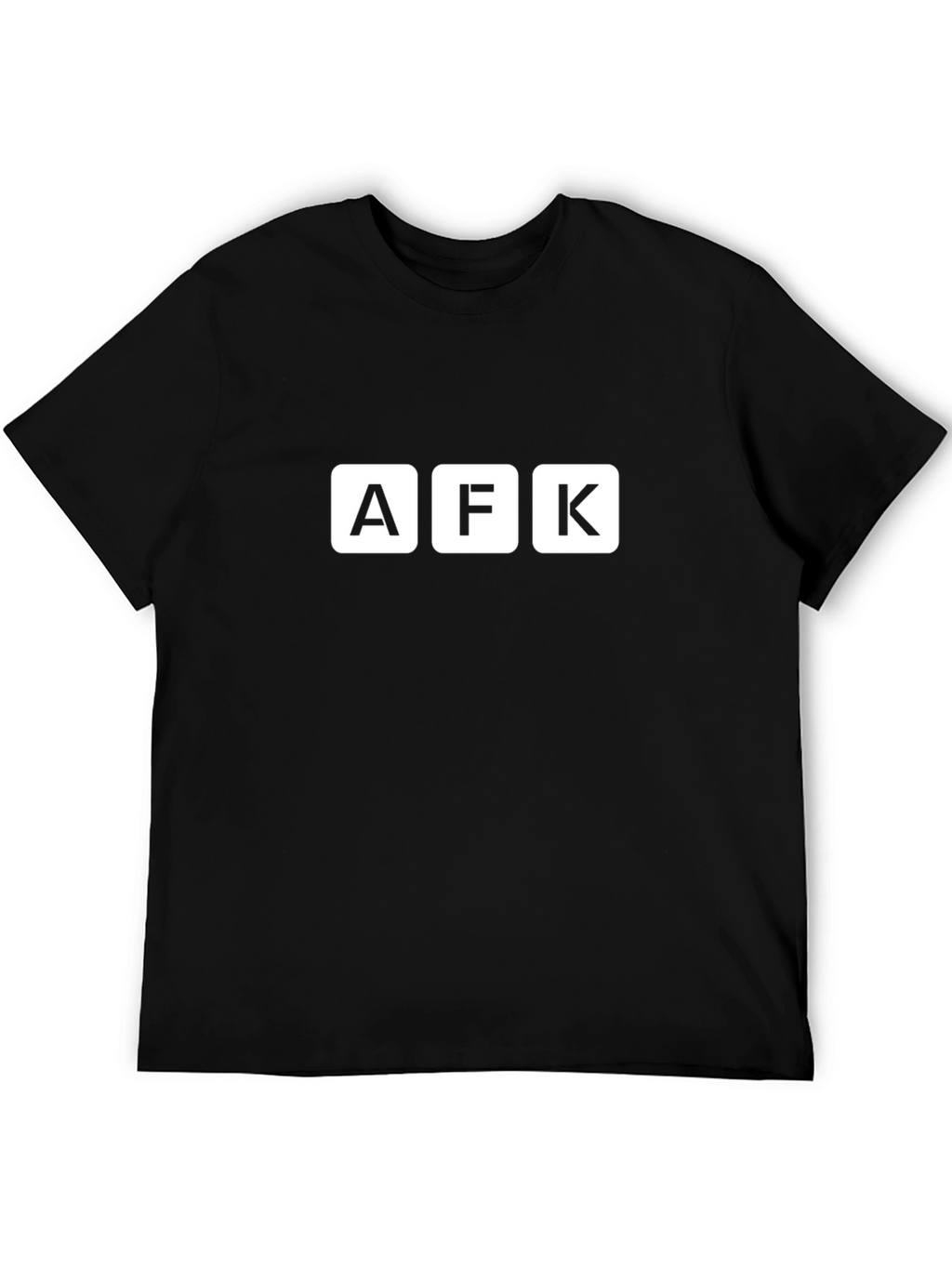 AFK Graphic Tee - Gamer Style Black T-Shirt