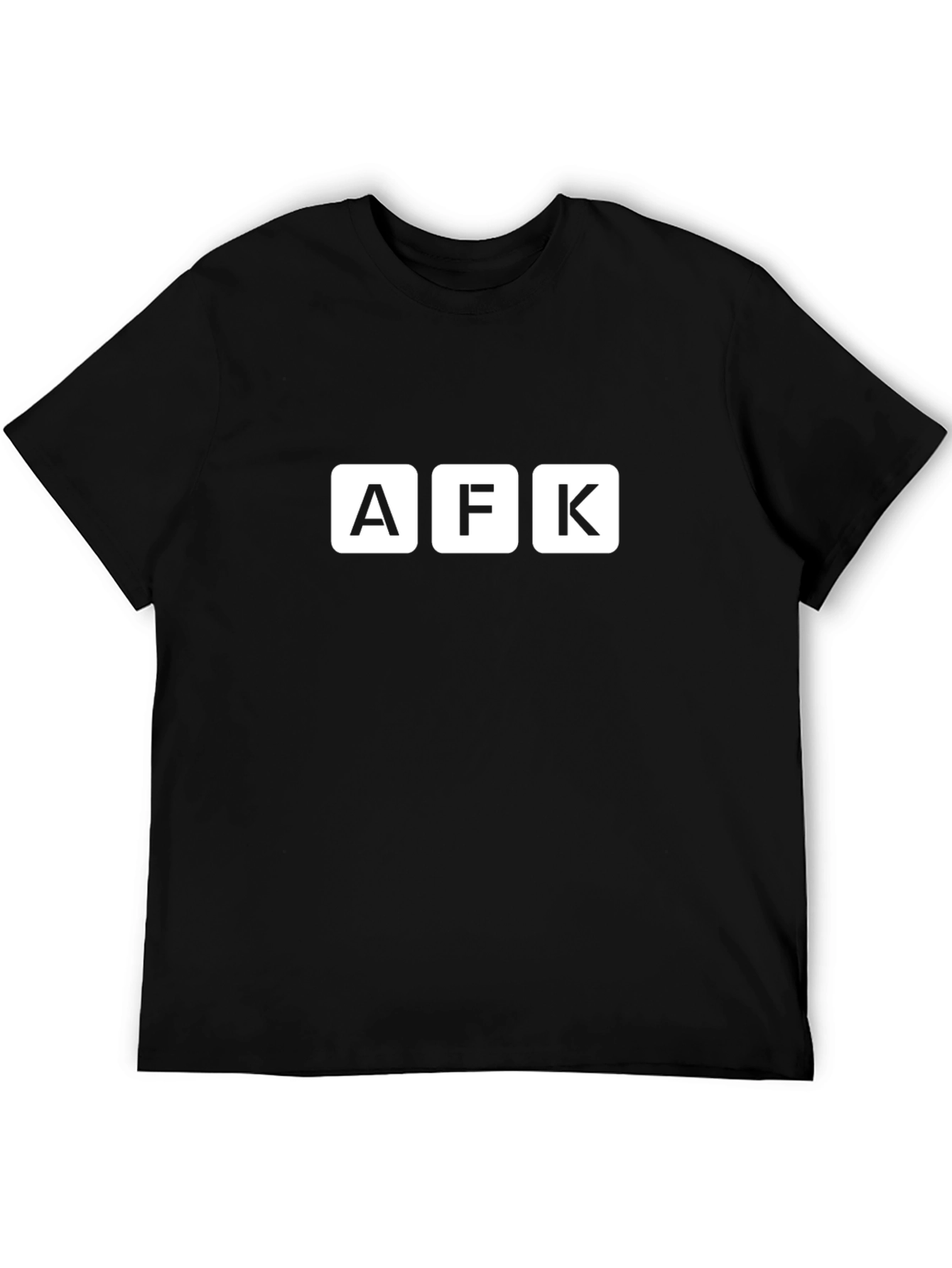 AFK Graphic Tee - Gamer Style Black T-Shirt