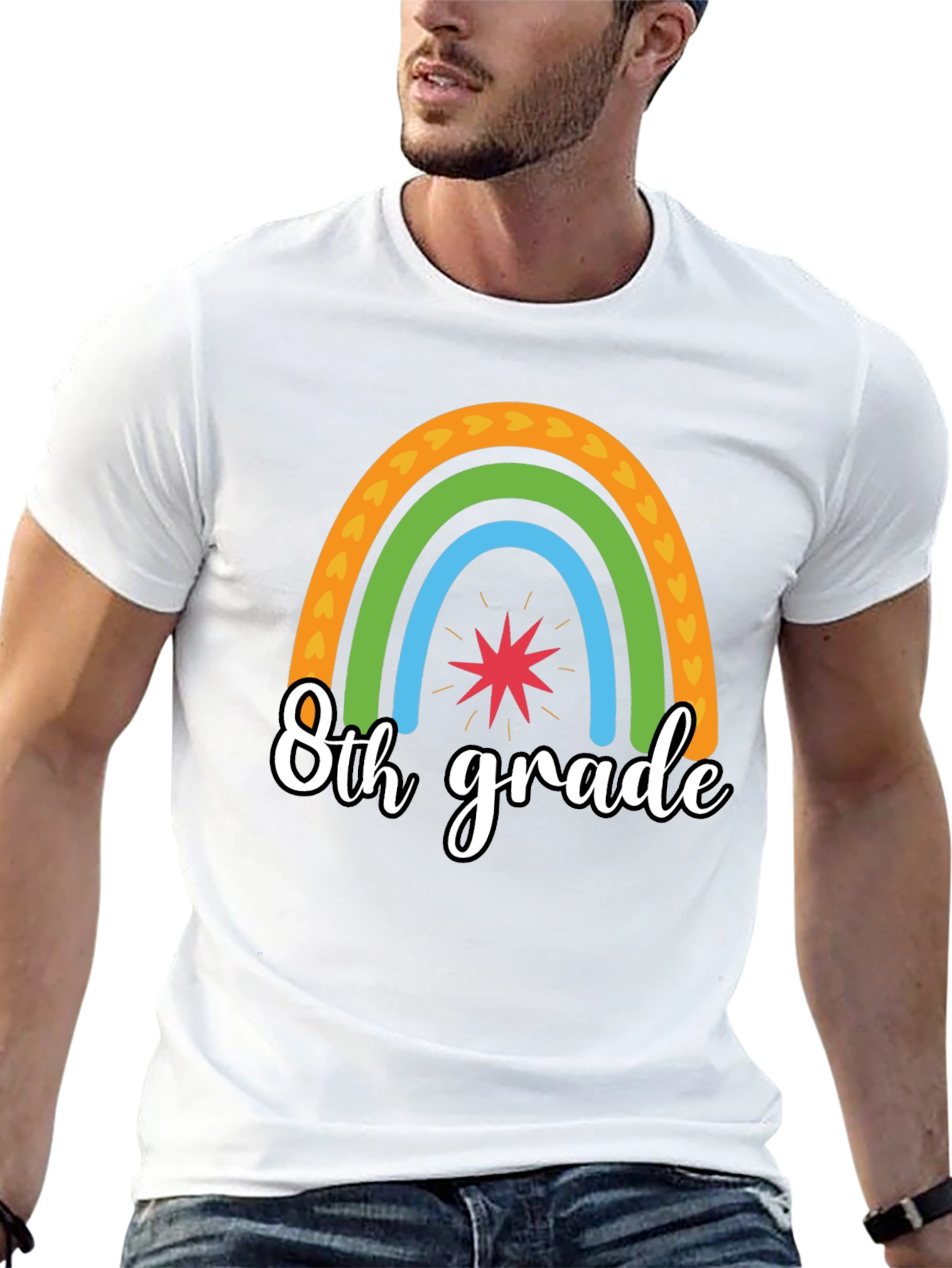 8th Grade Rainbow T-Shirt