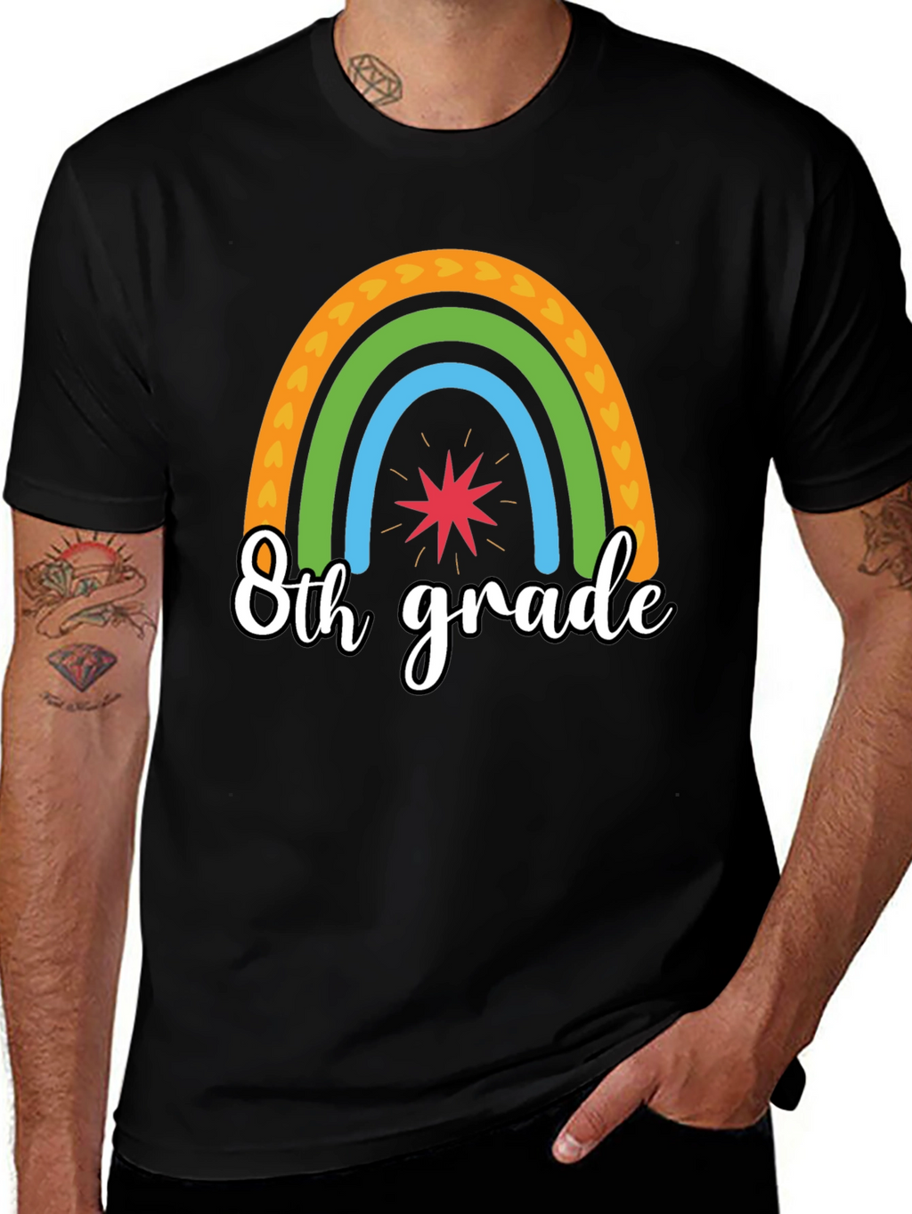 8th Grade Rainbow T-Shirt