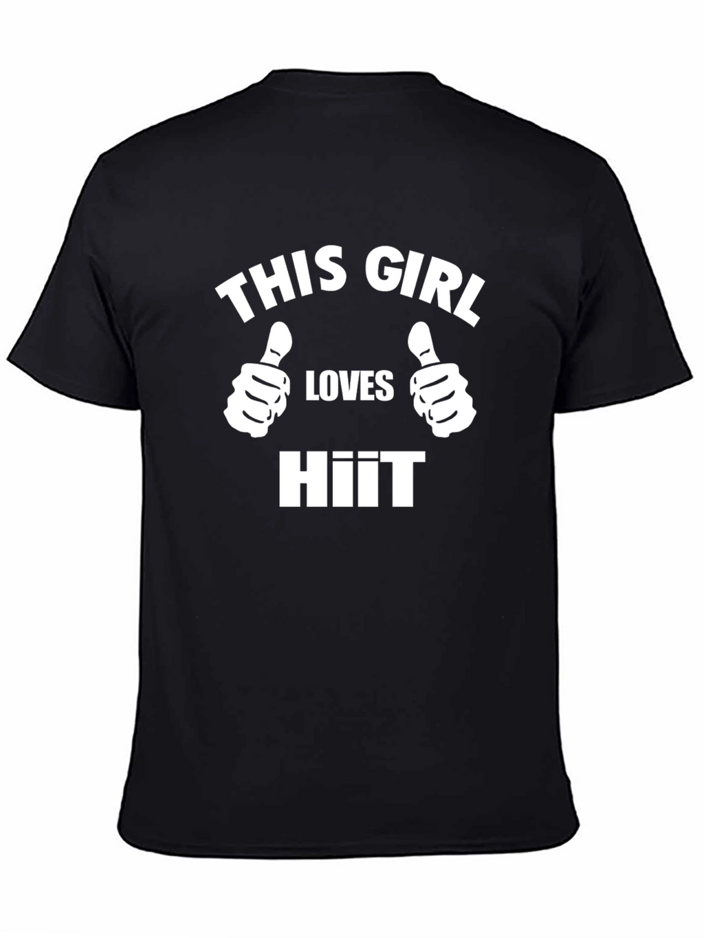 This Girl Loves HIIT Black T-Shirt