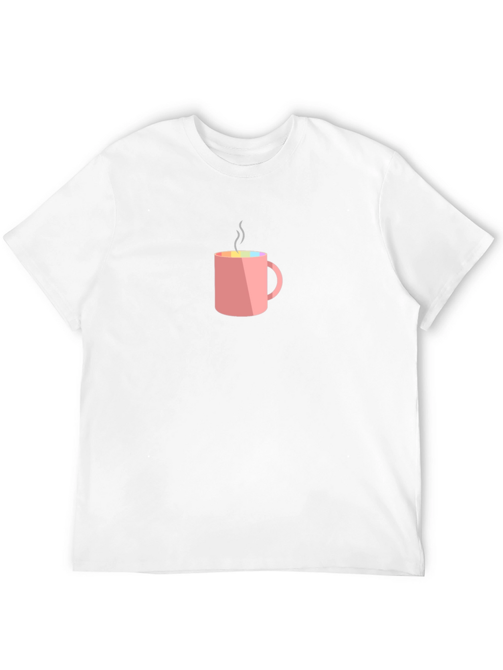 Pink Coffee Mug Graphic Tee - Unisex