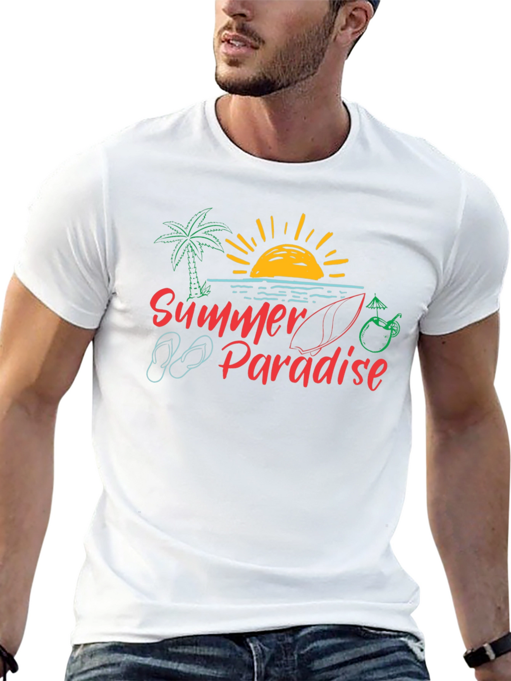 Summer Paradise Graphic T-Shirt