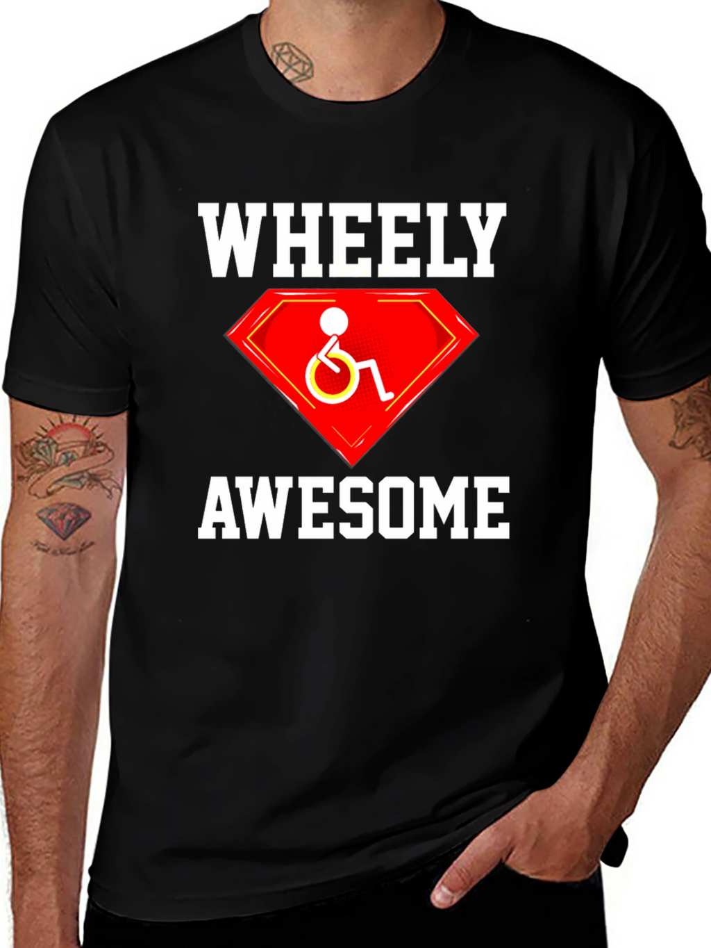 Wheely Awesome T-Shirt - Disability Pride