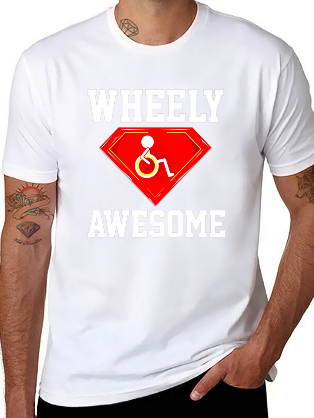 Wheely Awesome T-Shirt - Disability Pride