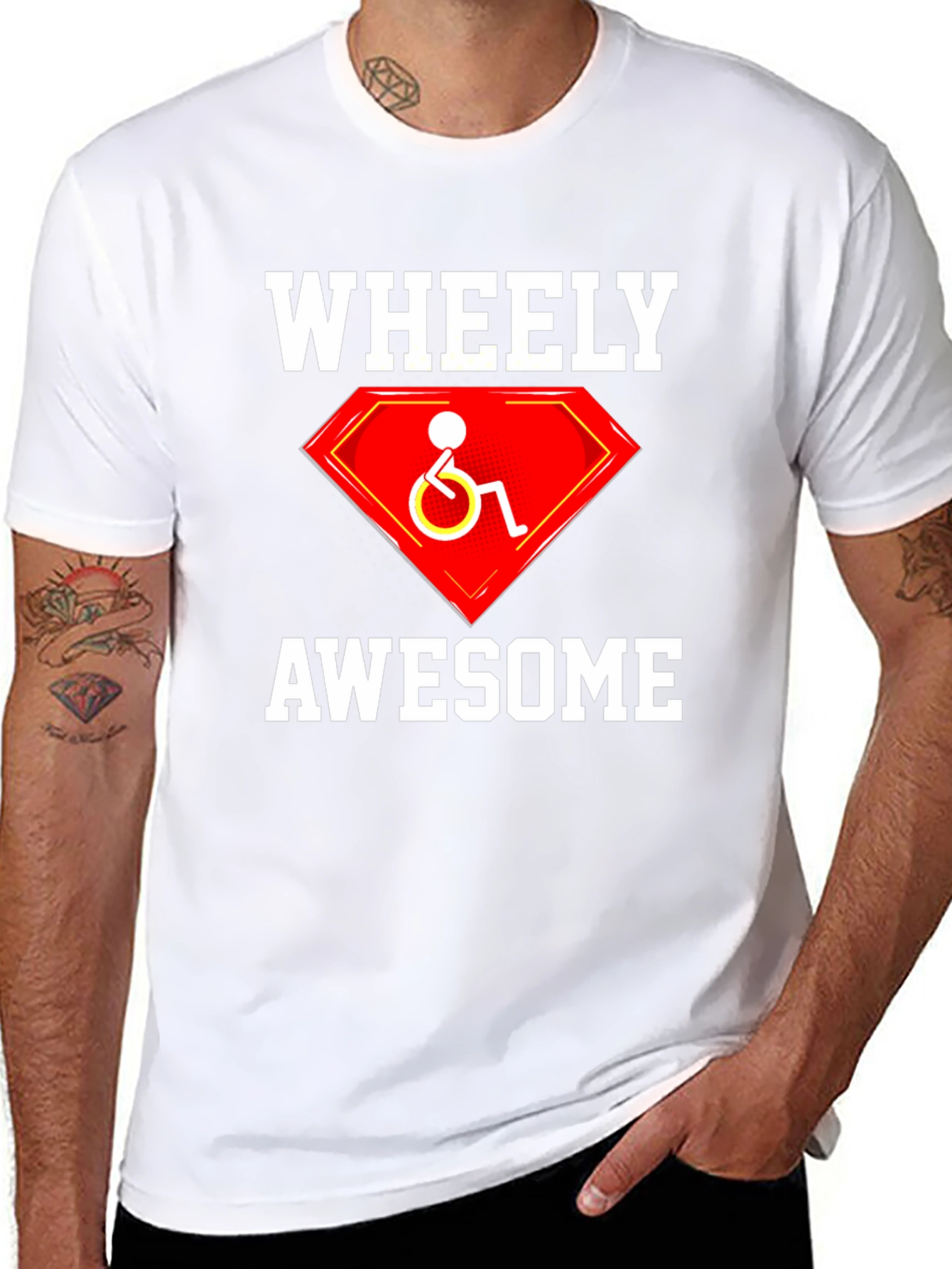 Wheely Awesome T-Shirt - Disability Pride