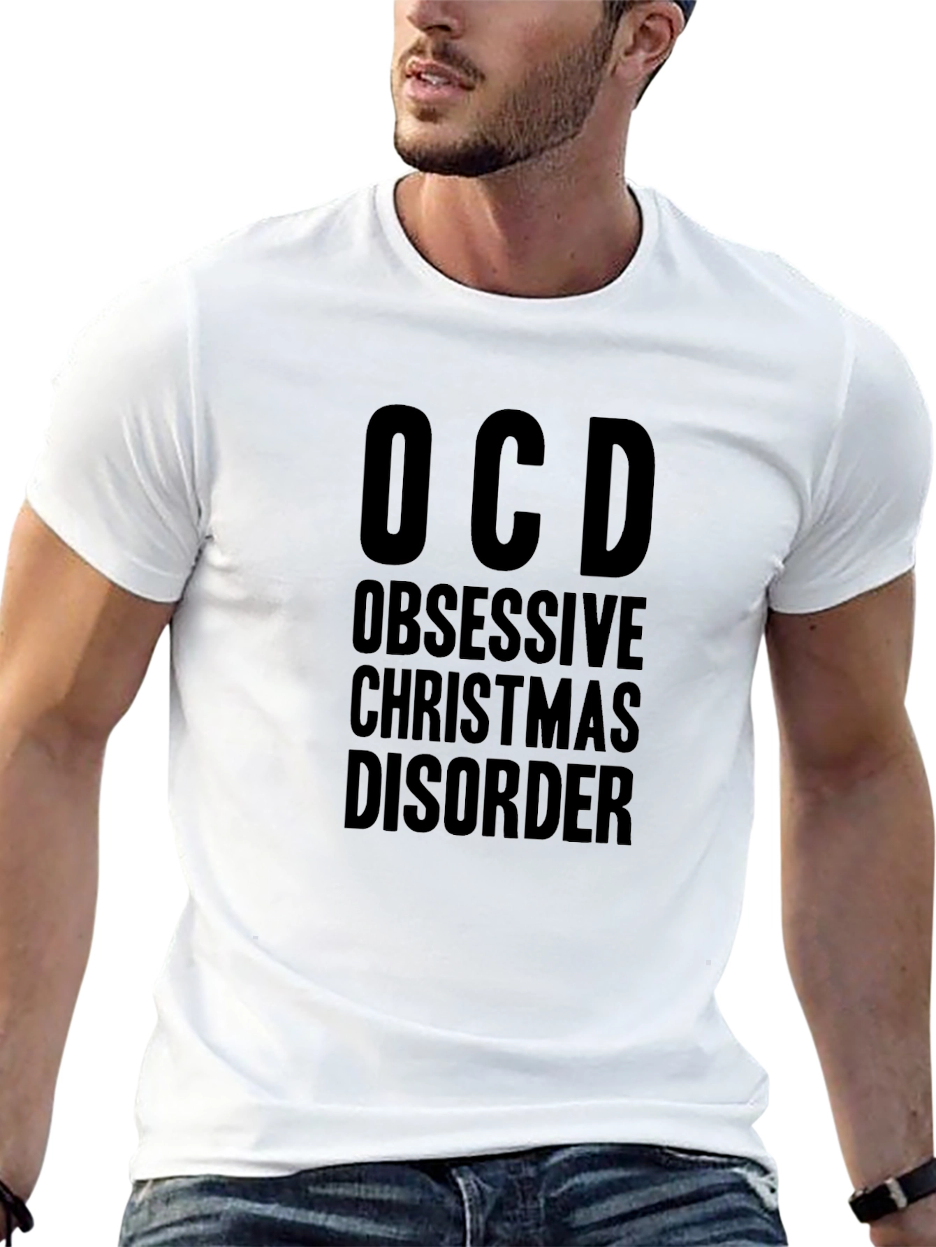 OCD Obsessive Christmas Disorder Graphic Tee