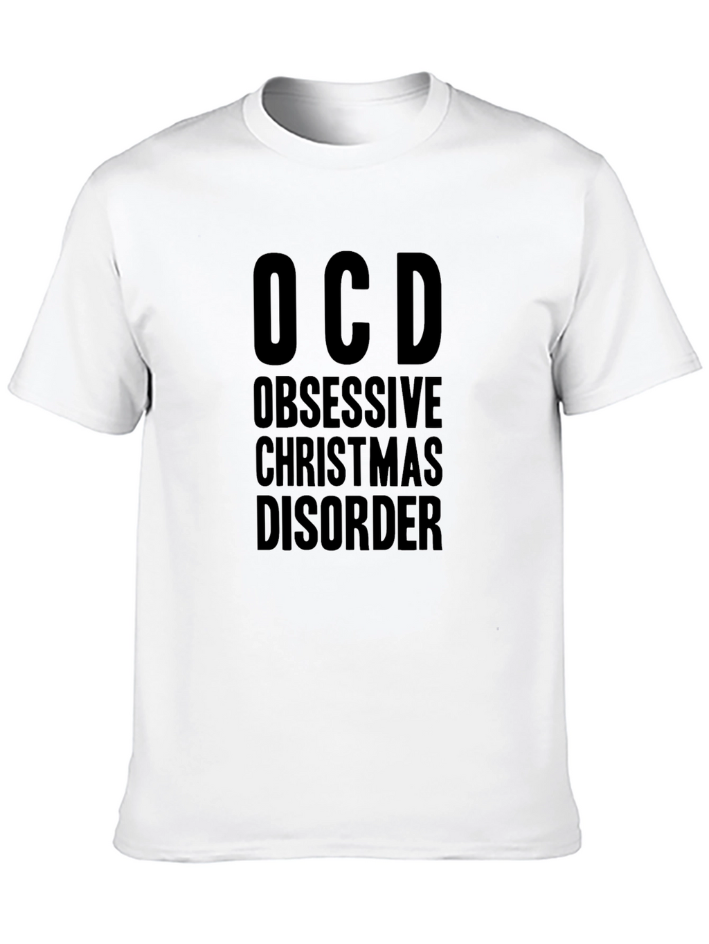 OCD Obsessive Christmas Disorder Graphic Tee