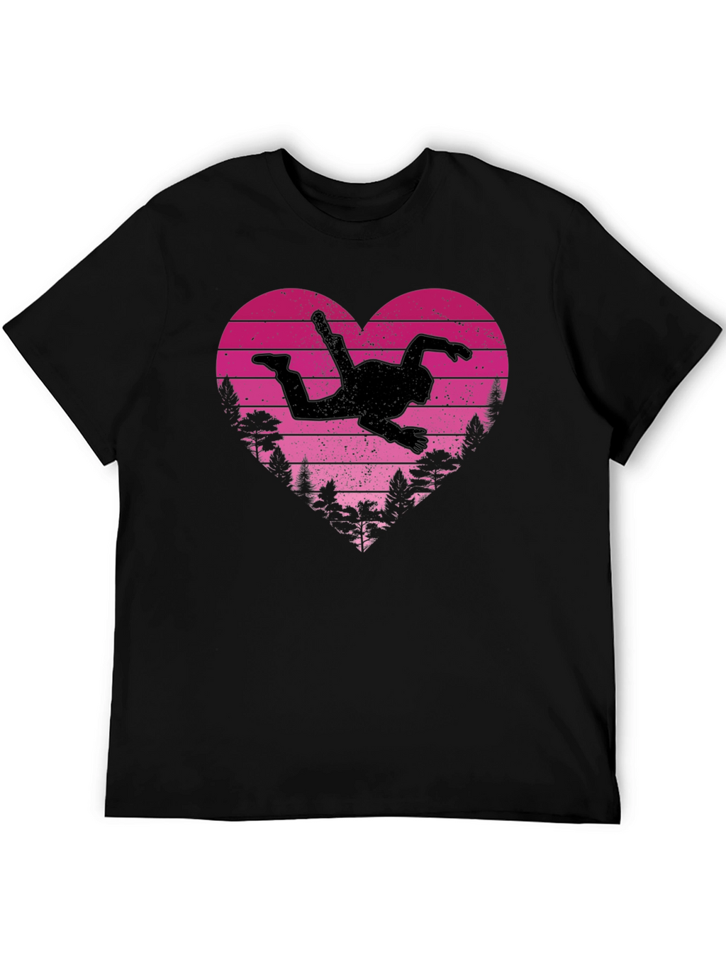 Skydiving Heartbeat T-Shirt - Adventure Awaits!