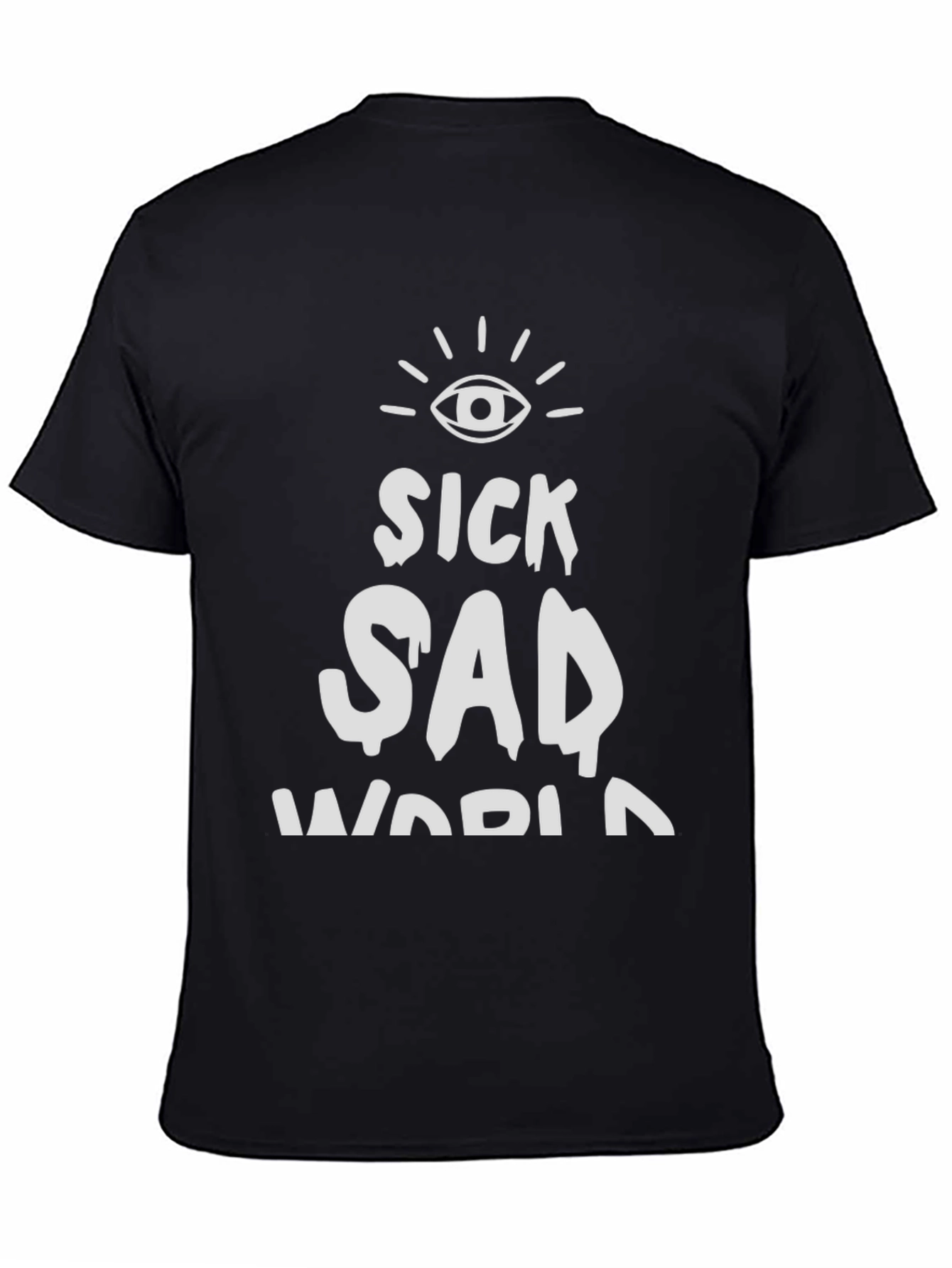 Sick Sad World Graphic Tee - Black