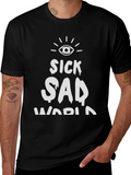 Sick Sad World Graphic Tee - Black