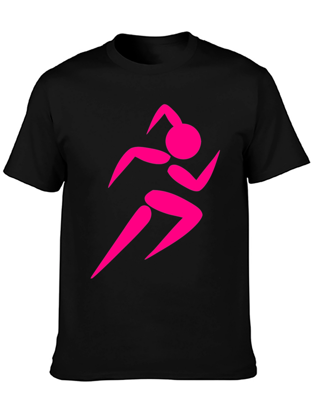 Runner Graphic Black Tee
