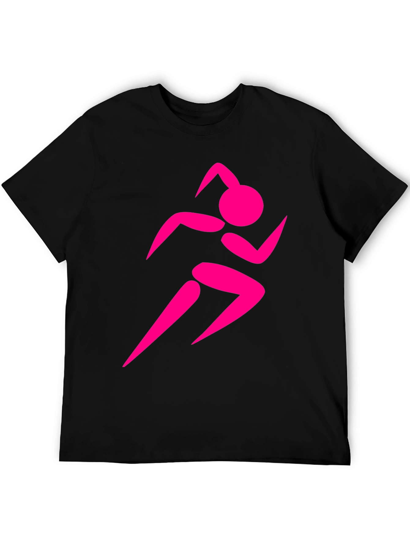 Runner Graphic Black Tee