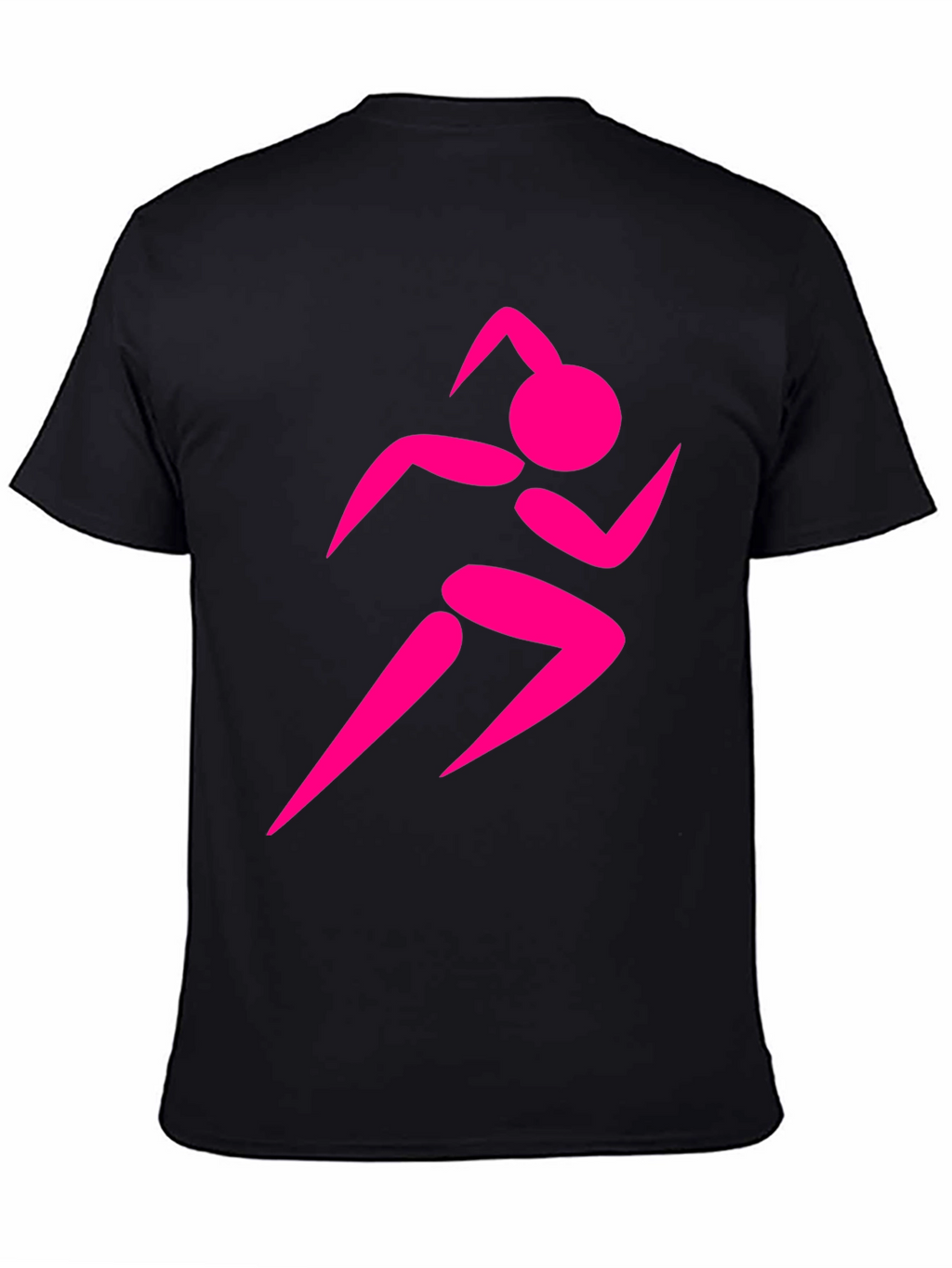 Runner Graphic Black Tee
