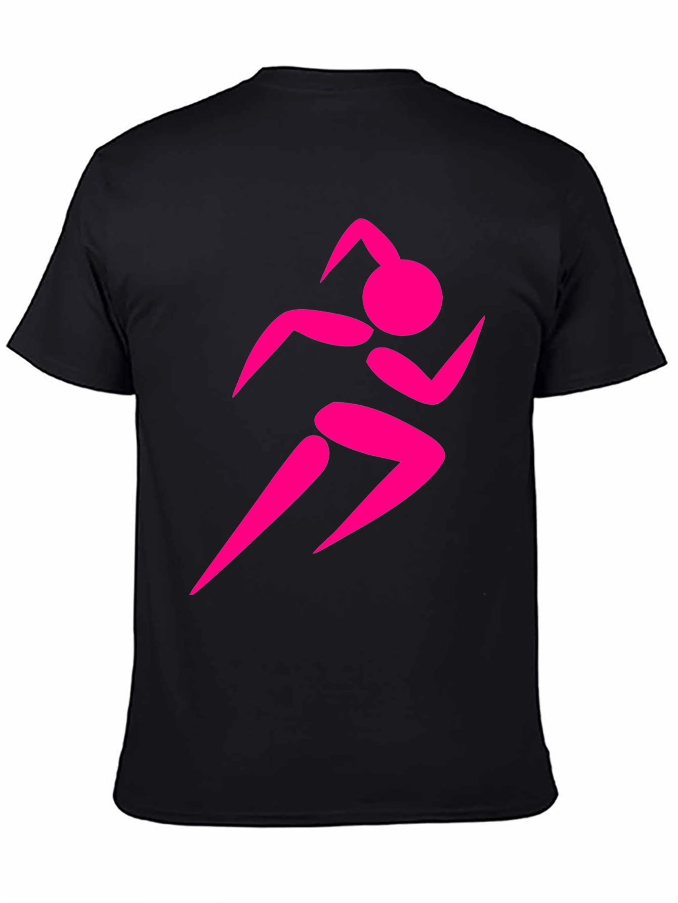 Runner Graphic Black Tee