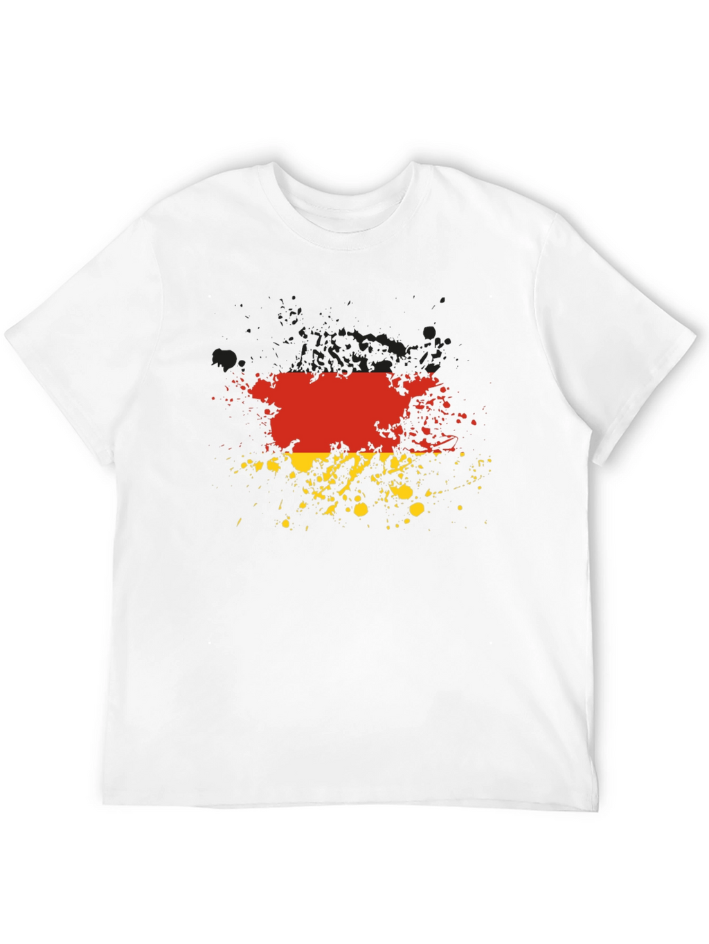 Germany Flag Splatter Graphic Tee