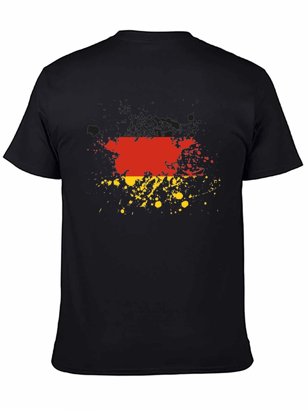 Germany Flag Splatter Graphic Tee