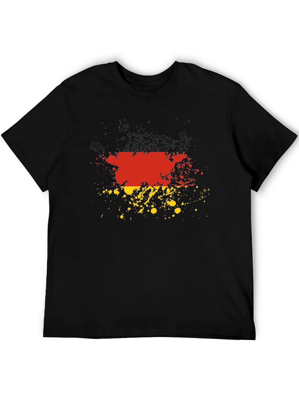 Germany Flag Splatter Graphic Tee