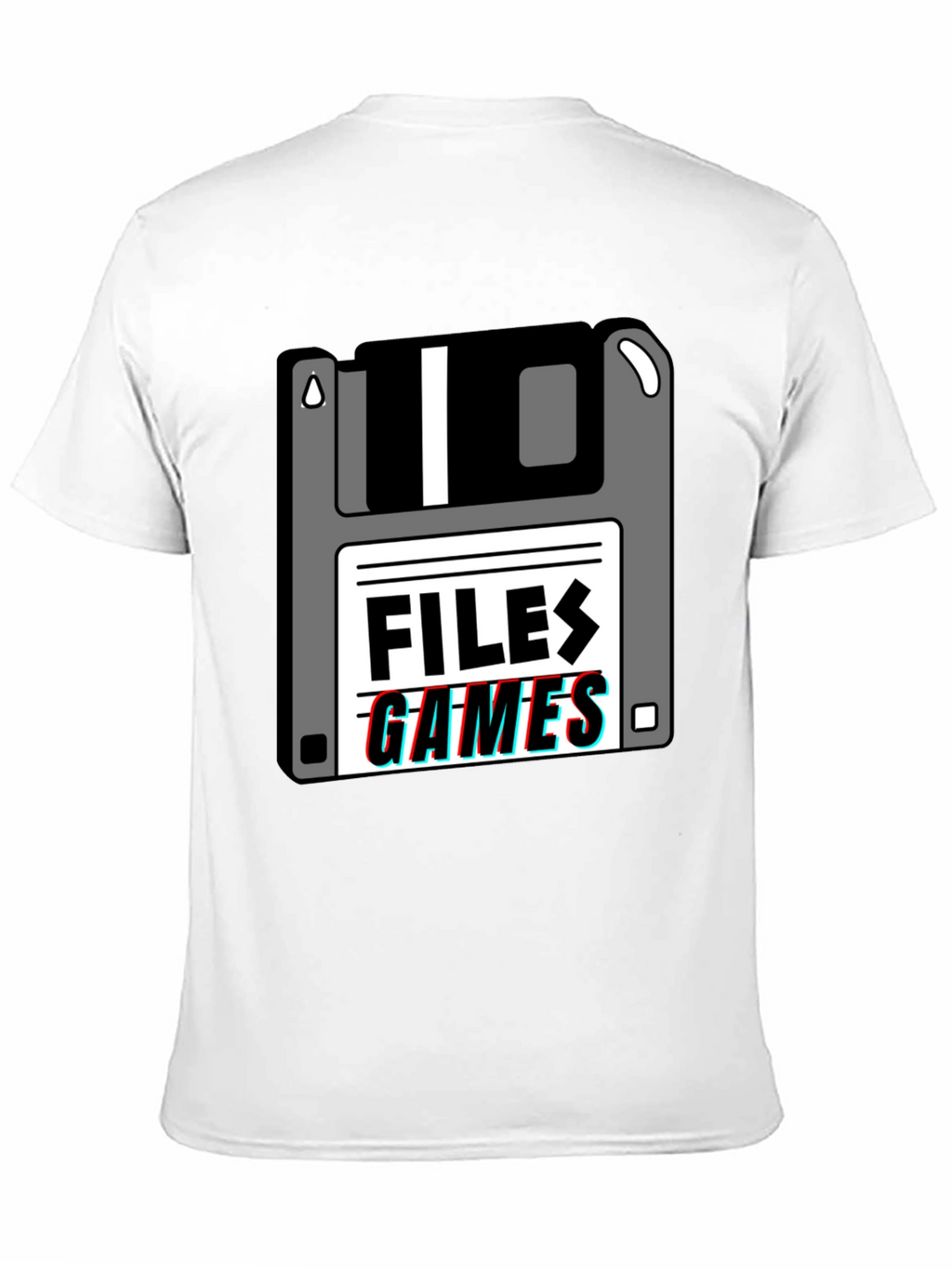 Retro Floppy Disk Files Games T-Shirt