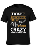 Dont Flirt With Me Crazy Woman Graphic Tee