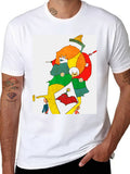 Abstract Art Graphic Tee - Unique Design