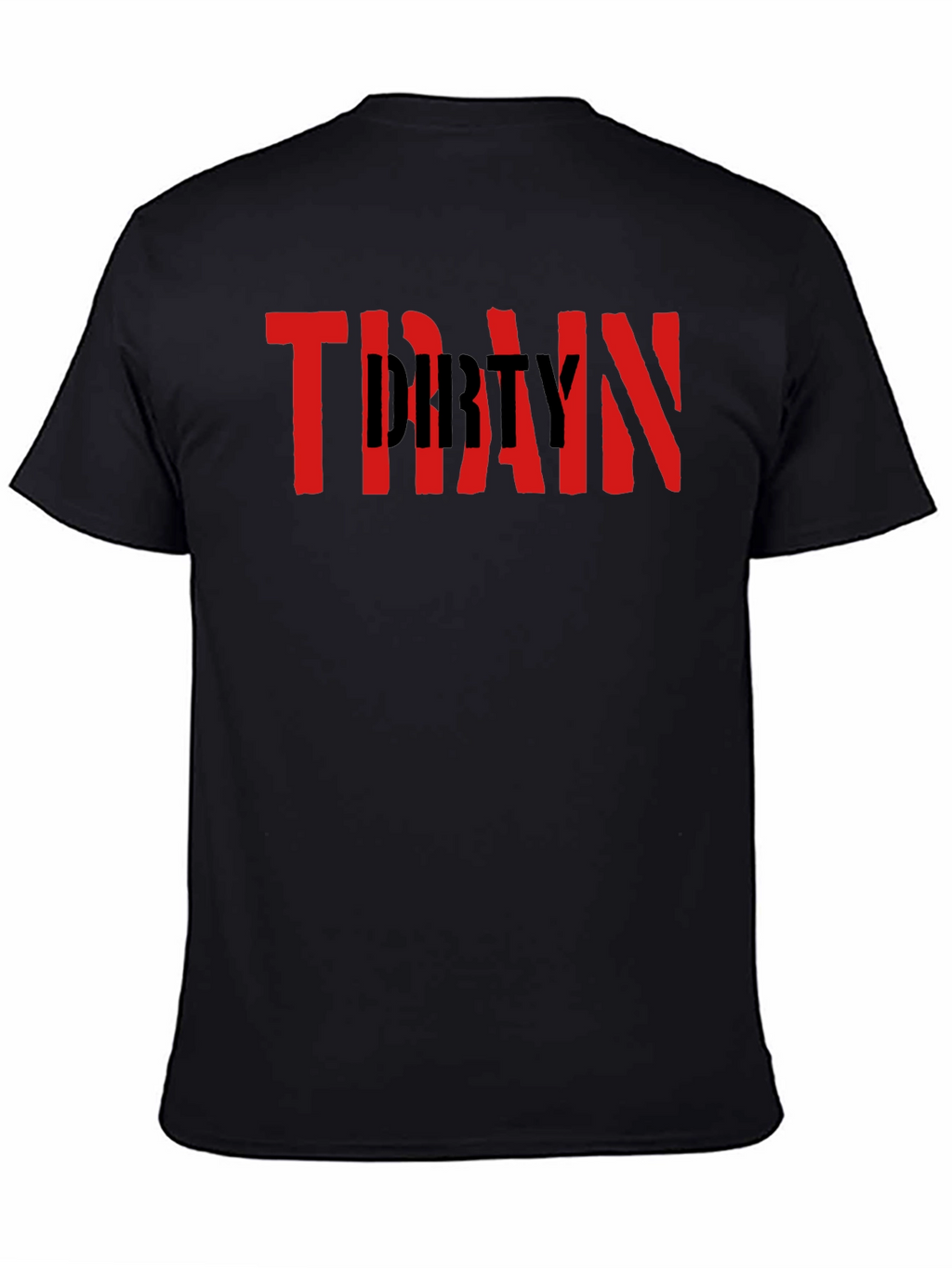 Train Dirty Black Graphic Tee