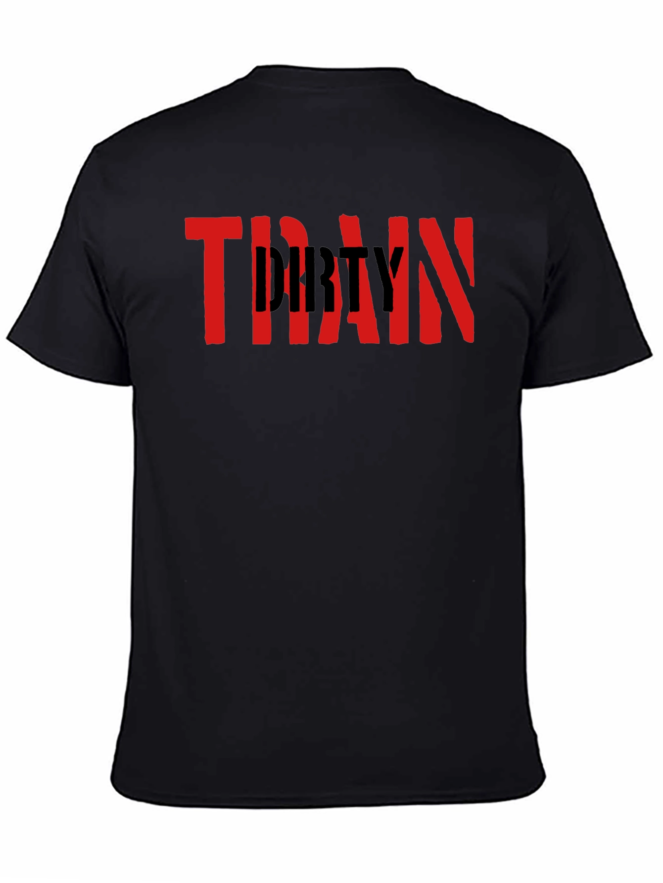 Train Dirty Black Graphic Tee