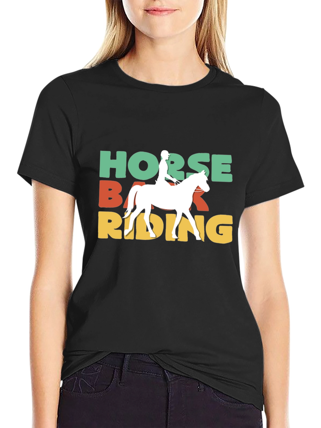Horseback Riding Graphic Tee - Equestrian Style