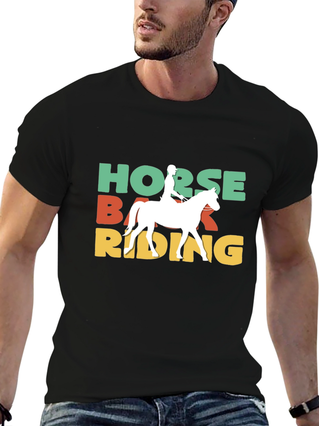 Horseback Riding Graphic Tee - Equestrian Style