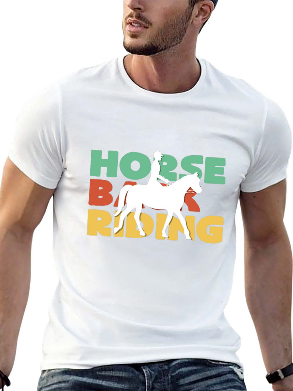 Horseback Riding Graphic Tee - Equestrian Style
