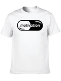 Motivation Pill T-Shirt - Black Cotton Tee
