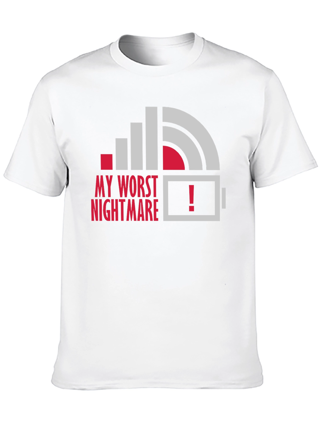 My Worst Nightmare Low Battery Graphic T-Shirt