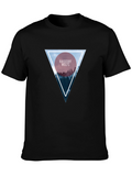 Raised by Wolves Triangle Graphic Black T-Shirt