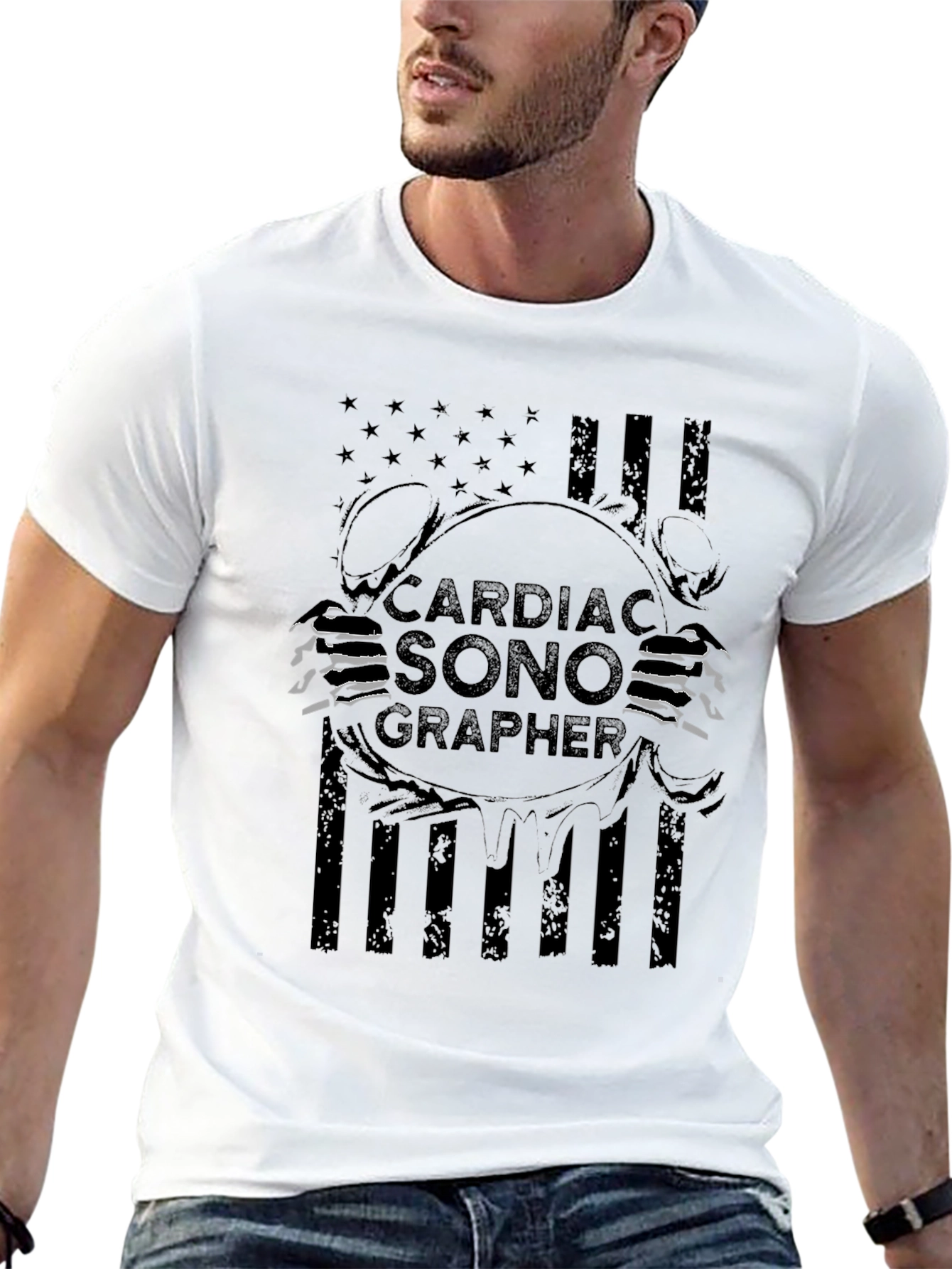 Cardiac Sonographer Graphic T-Shirt