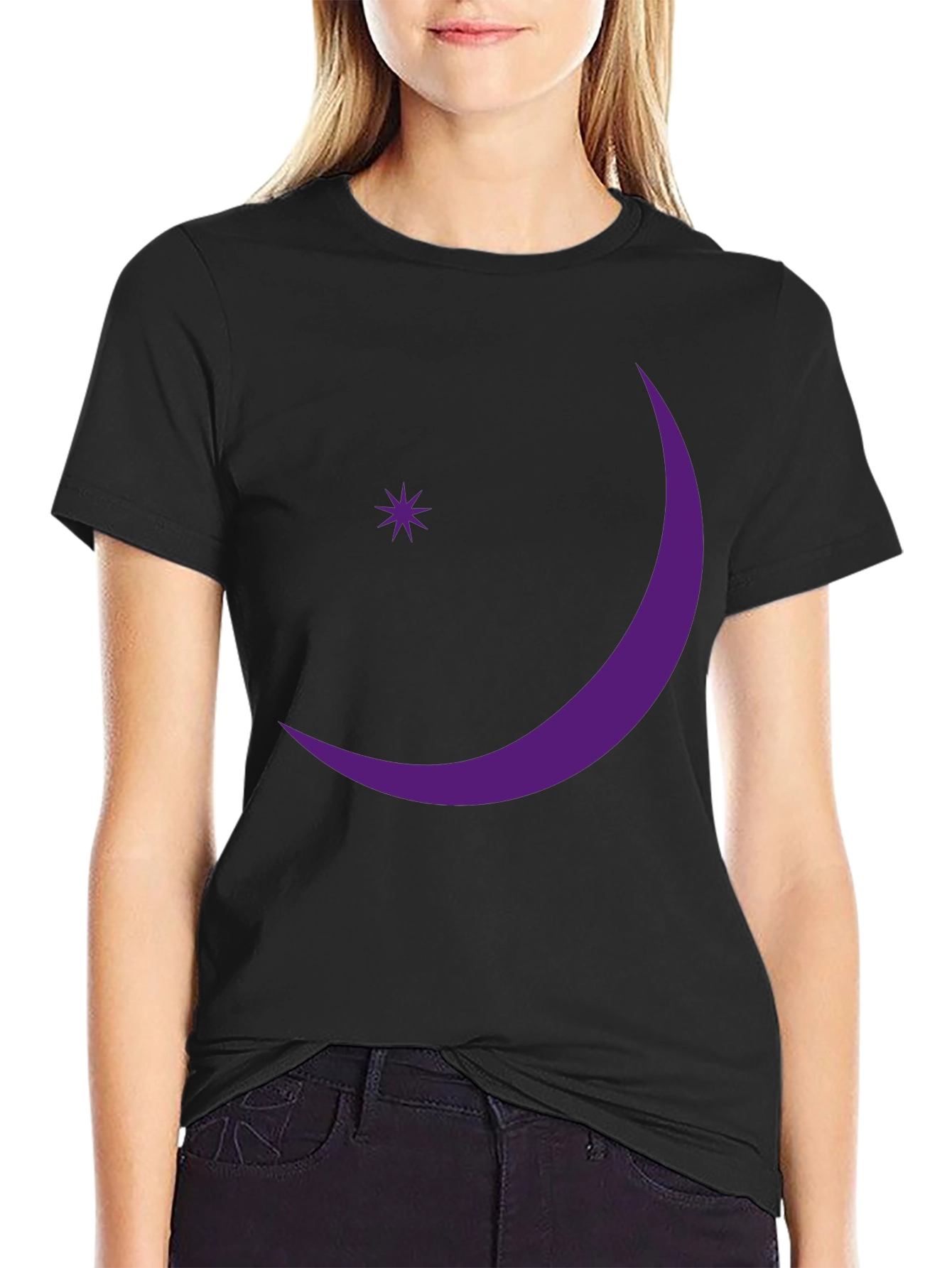 Crescent Moon & Star Graphic Tee