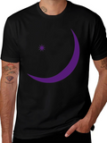 Crescent Moon & Star Graphic Tee